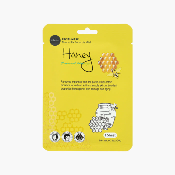 Nutre y suaviza tu piel con el pack de mascarilla de miel Célavi.

Elimina las impurezas de los poros. Ayuda a retener la hidratación para una piel radiante, suave y tersa. Sus propiedades antioxidantes combaten el daño y el envejecimiento cutáneo.