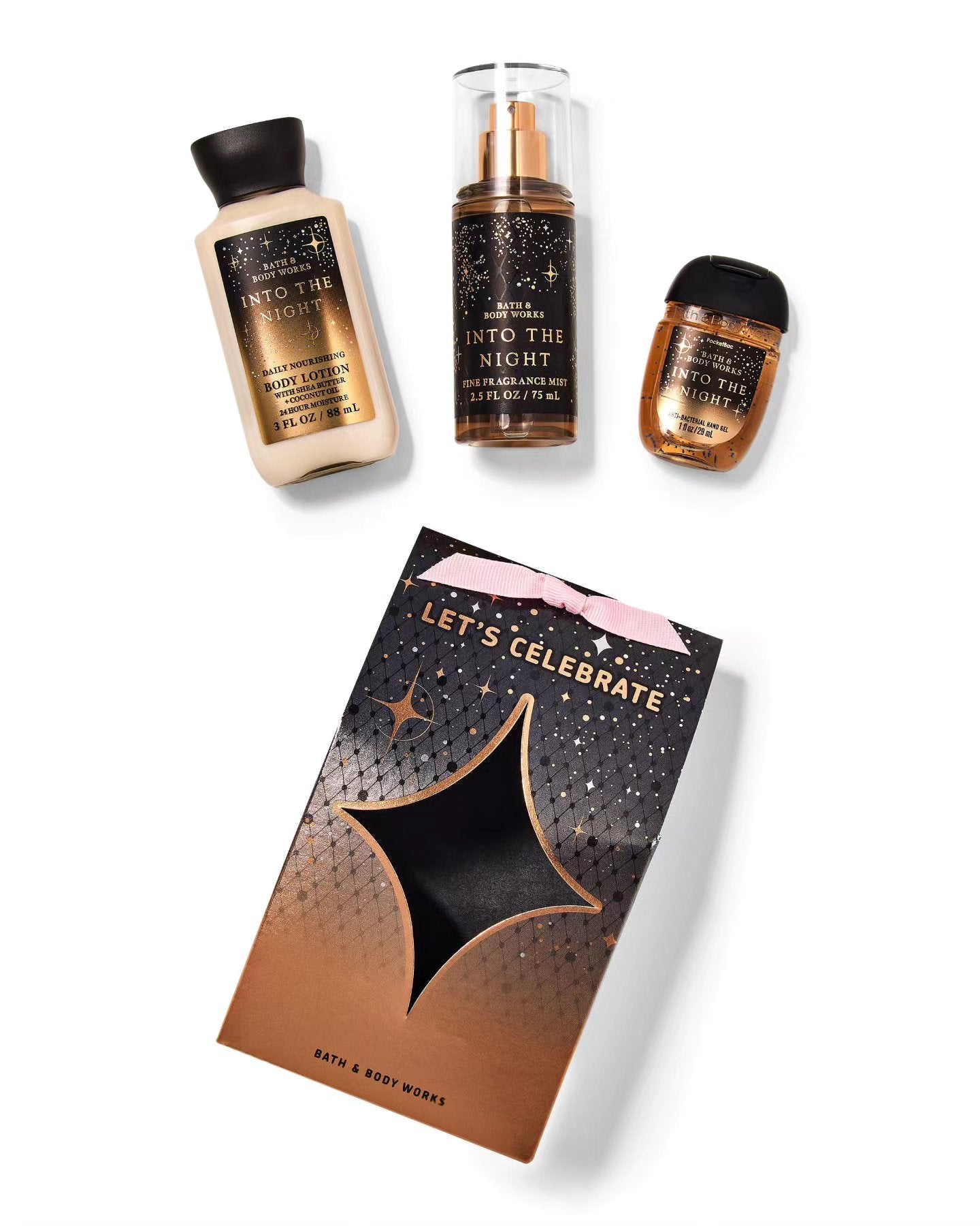 Su aroma: el de una noche inolvidable, brillante y seductora en la ciudad.

Notas olfativas: frambuesa negra, pétalos de rosa aterciopelados y almizcle de moca.